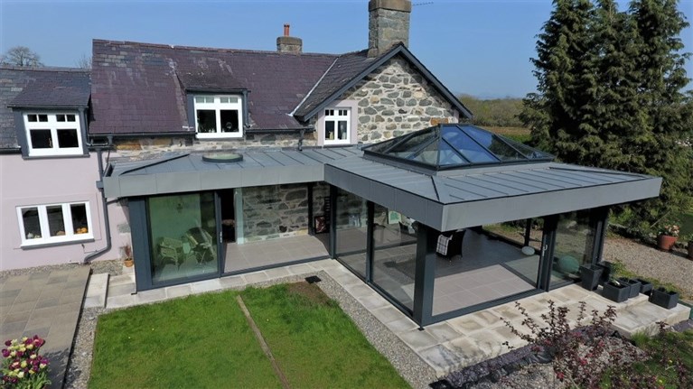 Contemporary Zinc Orangery